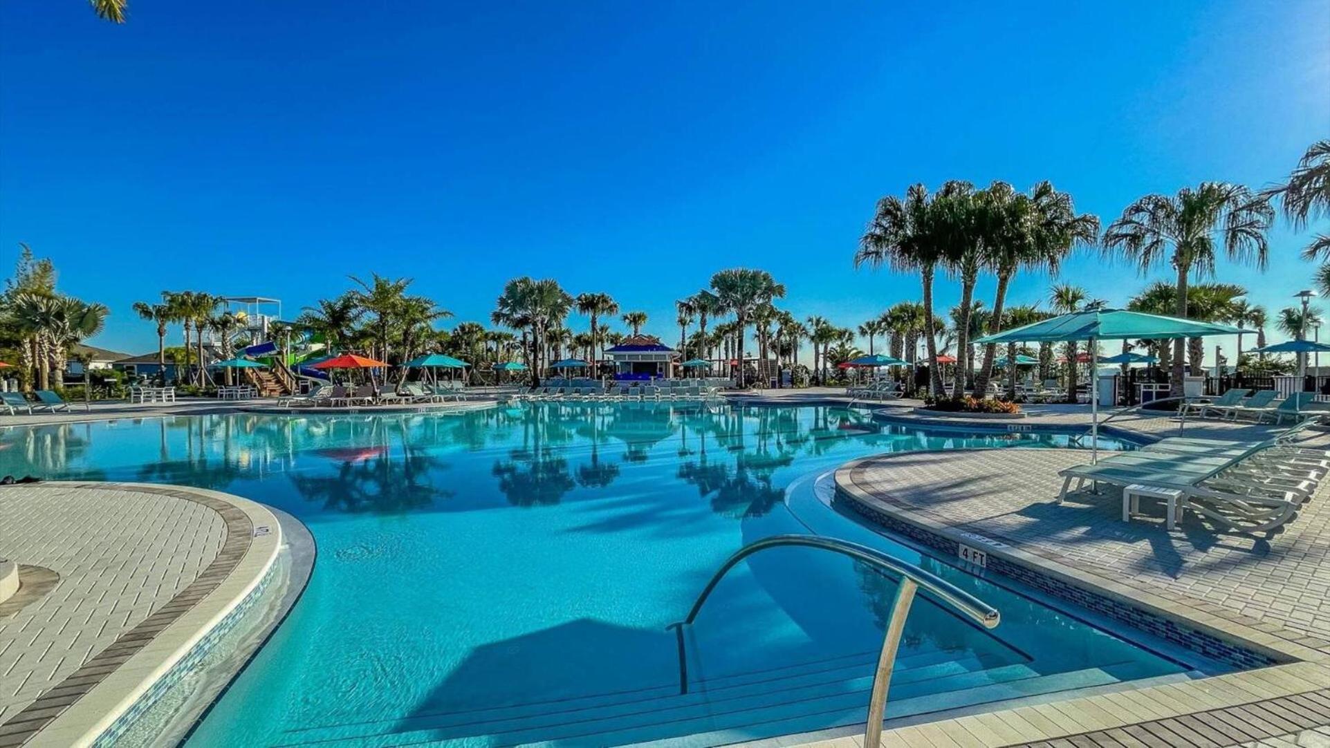Orlando Villa 6463: Luxurious 10-Bedroom Retreat Davenport Bagian luar foto