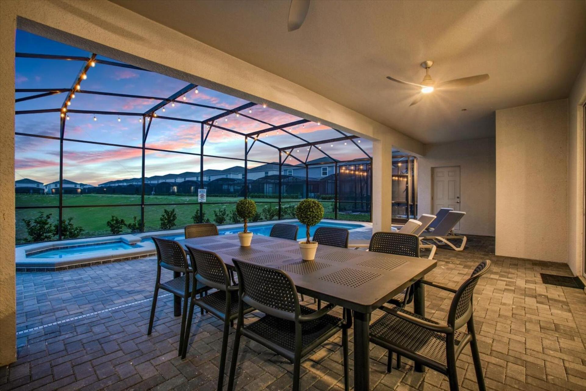 Orlando Villa 6463: Luxurious 10-Bedroom Retreat Davenport Bagian luar foto