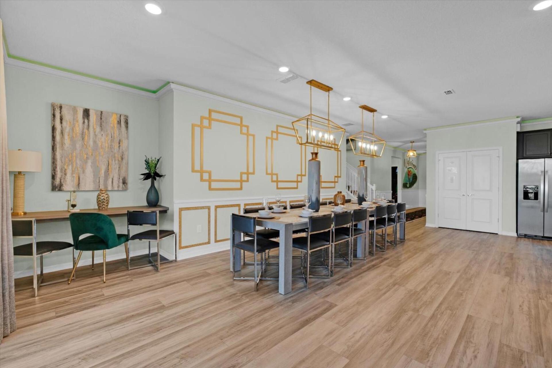 Orlando Villa 6463: Luxurious 10-Bedroom Retreat Davenport Bagian luar foto